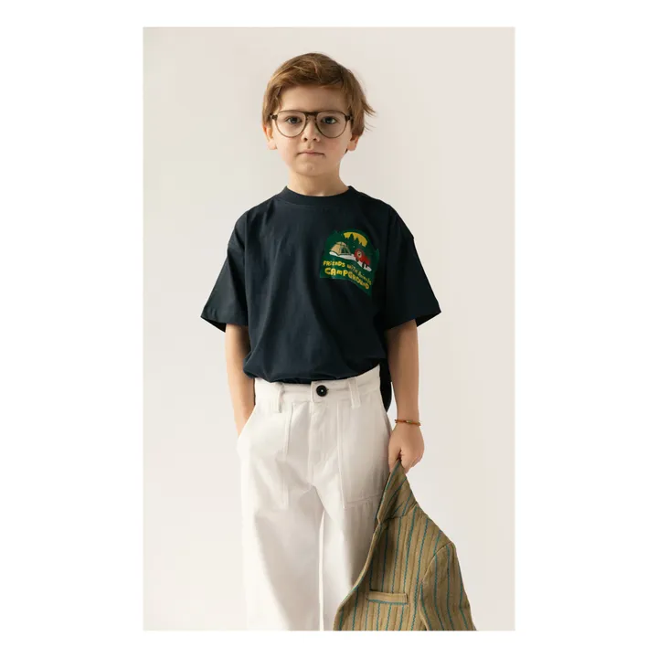 Simple Kids T-Shirt Camper | Noir
