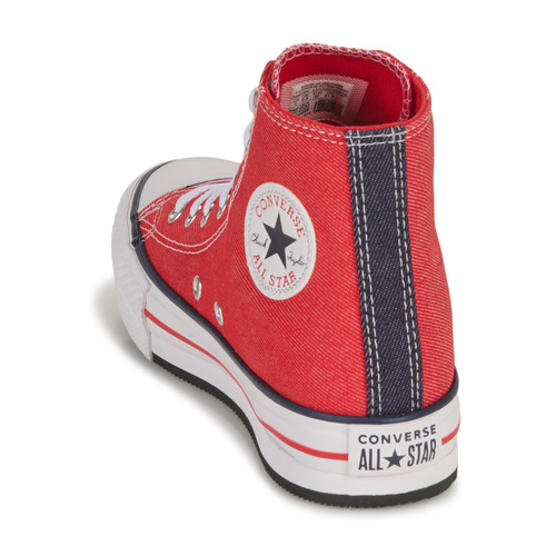 Converse - YOUTH CONVERSE CHUCK TAYLOR ALL STAR EVA LIFT PLATFORM RETRO DEN - Rouge