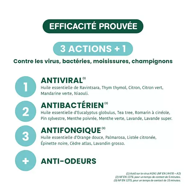 Santarome - Spray Assainissant Bio 20 Huiles Essentielles - spray 200 ml