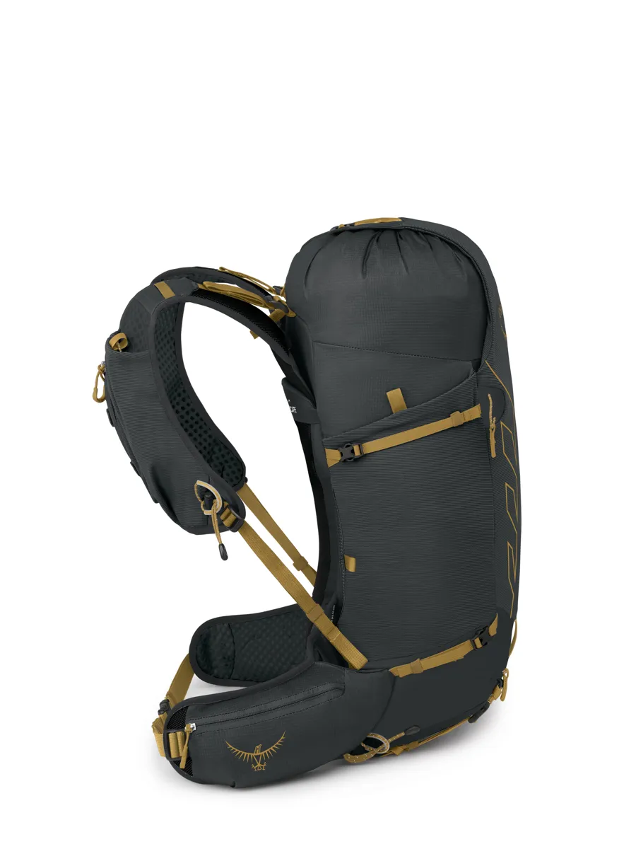 Osprey Talon Velocity 30 Dark Charcoal/tumbleweed Yellow