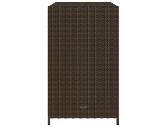 VIDAXL - Armoire de jardin Armoire de rangement de jardin marron 83x45x76cm résine tres...
