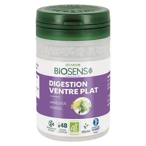 Biosens Digestão Estômago Plano Orgânico 48 Cápsulas Vegetais