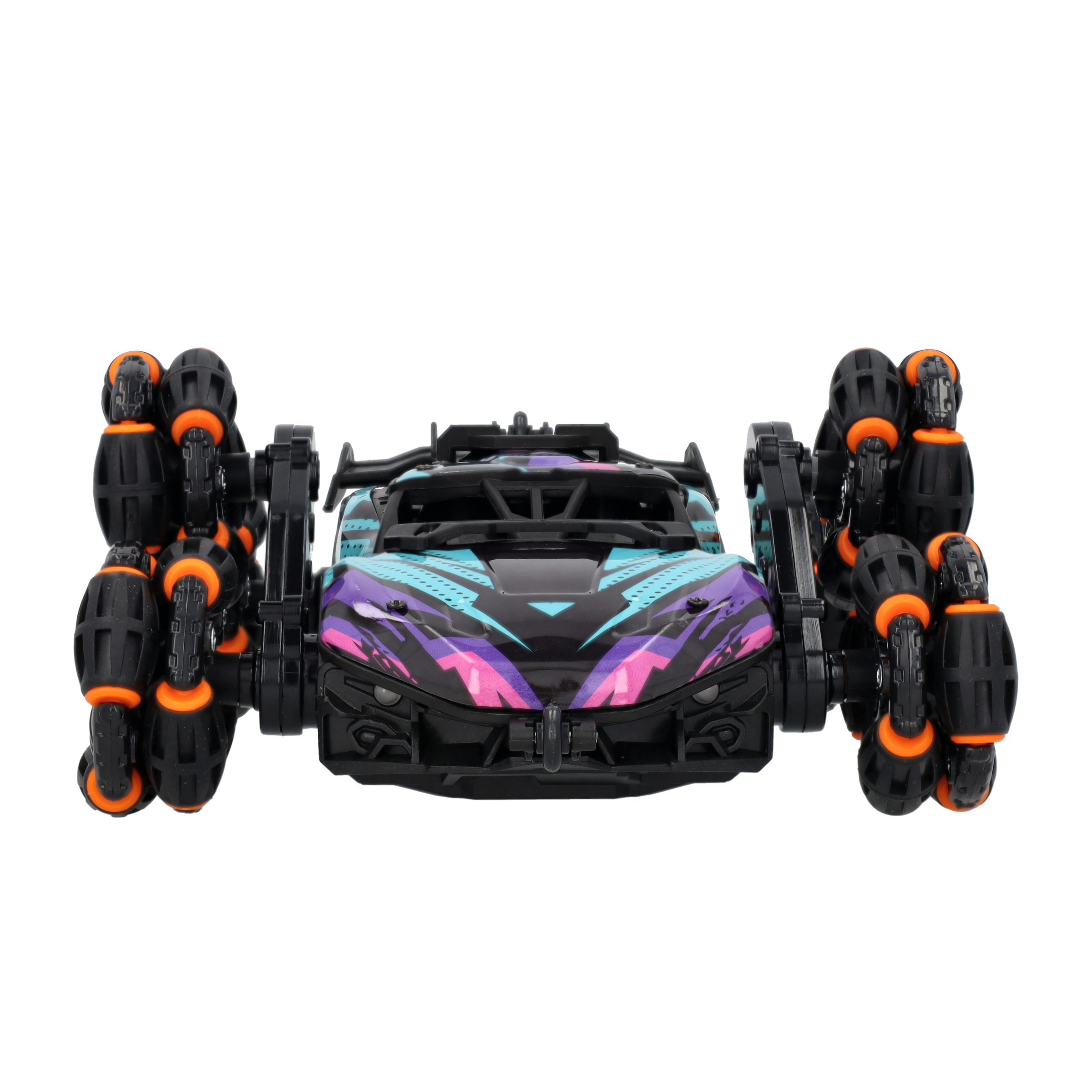 (1:20) Ferngesteuertes 2.4GHz RC Spielzeug Auto Six Wheels Offroad Car mit 360° Drehung / LED Licht / Sprühnebel (Batteriebetrieben) - Assortiert