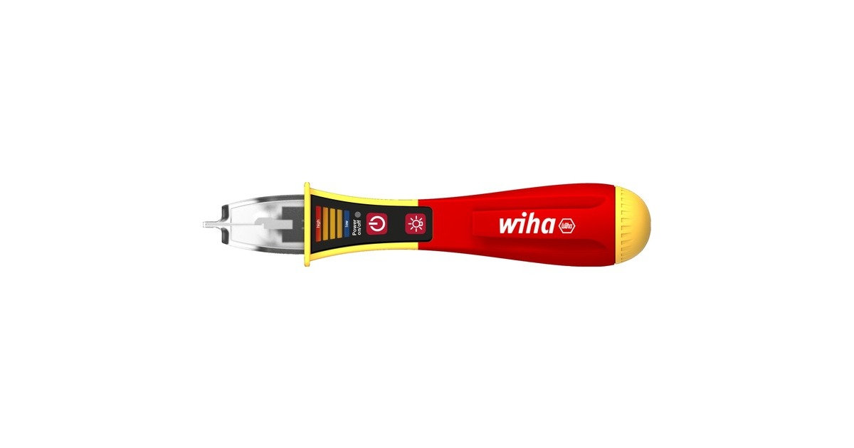 WihaSpanningszoeker Volt Detector EX-beschermd detectieapparaten  (Rood/geel, Contactloos, eenpolig, 12 - 1.000 V AC)