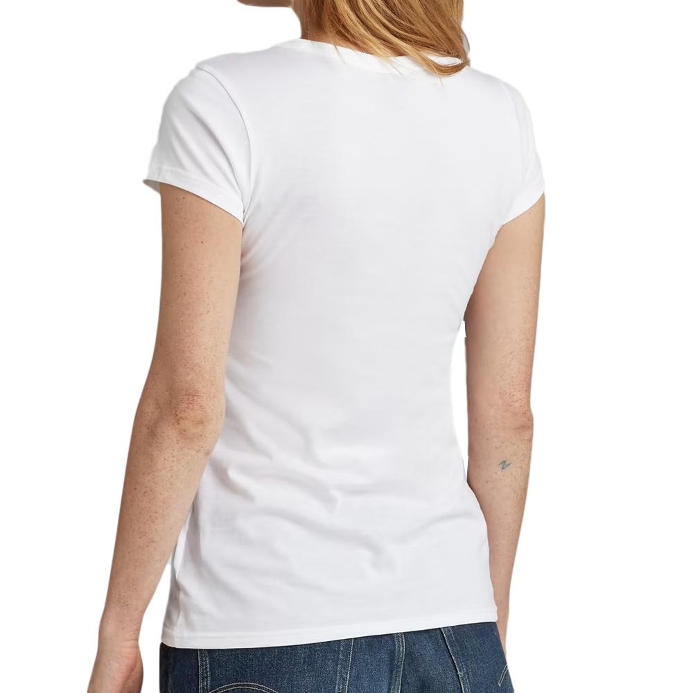 T-shirt Blanc Femme G-Star Raw D24714