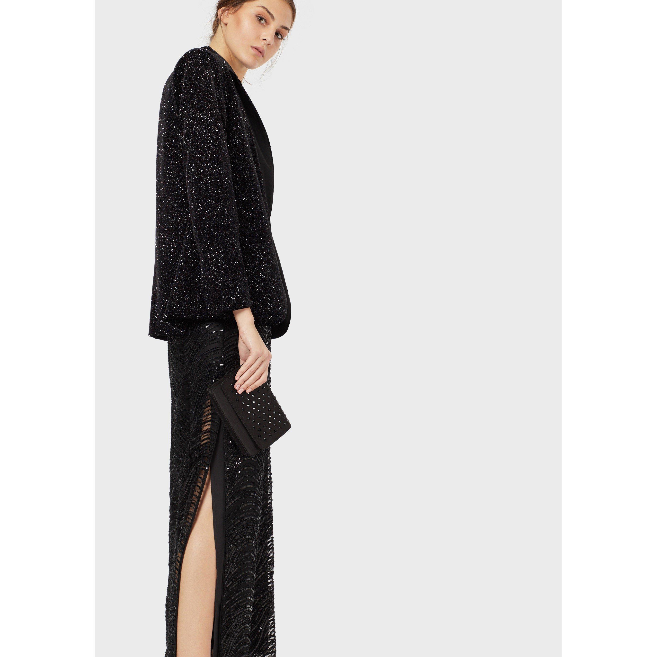 Emporio Armani Lace Textured Maxi Dress