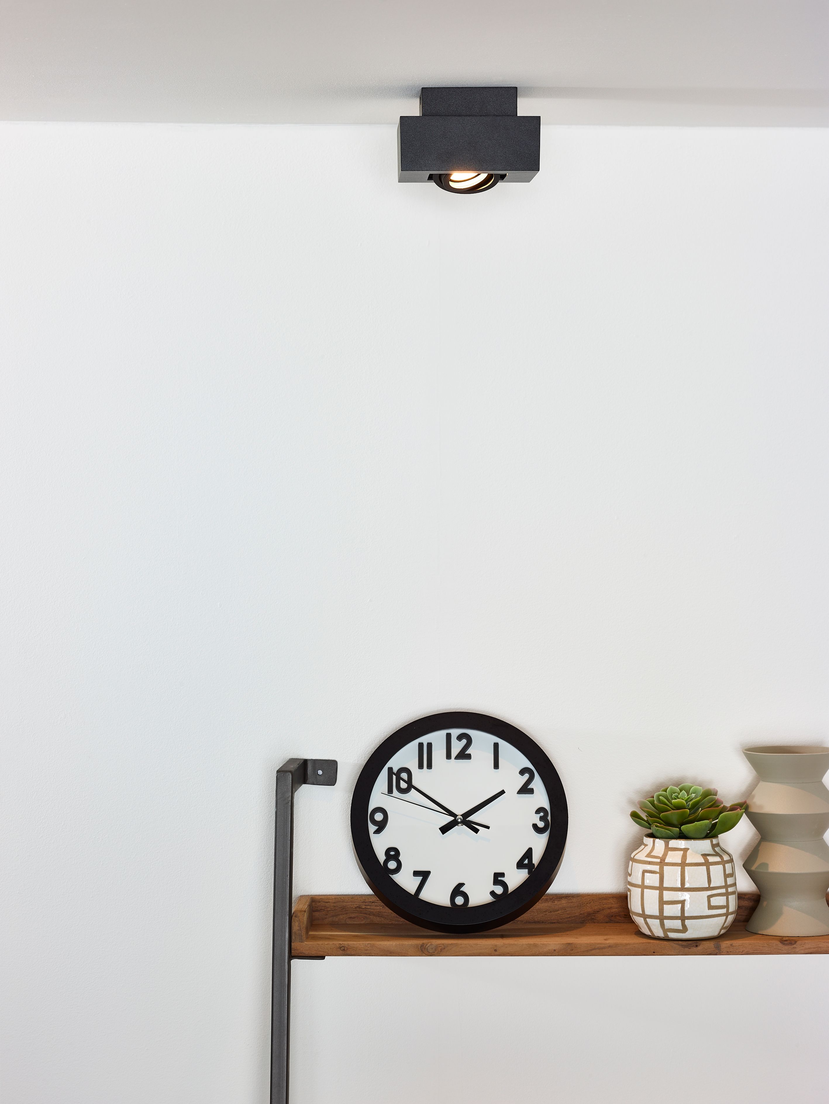 Plafondspot Zwart Xirax B14 x D14 cm