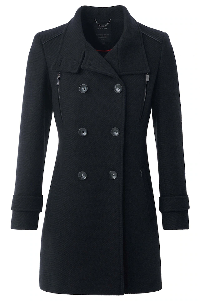 Salsa Wolljacke »Salsa Jeans Jacken Grace Long Woolen Coat«