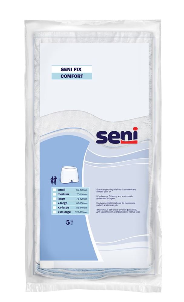Seni Fix Comfort Netzhosen XXXL Hüftumfang 120-165cm 5 Stk