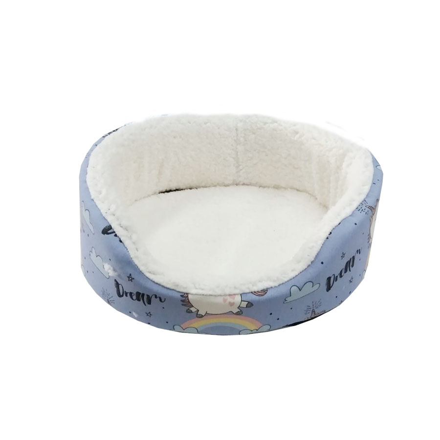 Cama Small Life com estampa de unicórnio para pequenos roedores