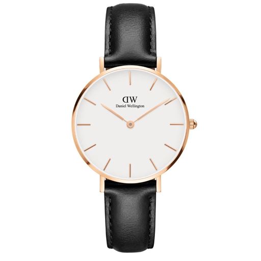 Daniel Wellington Classic Petite Sheffield Dameur, Sort, 32 mm