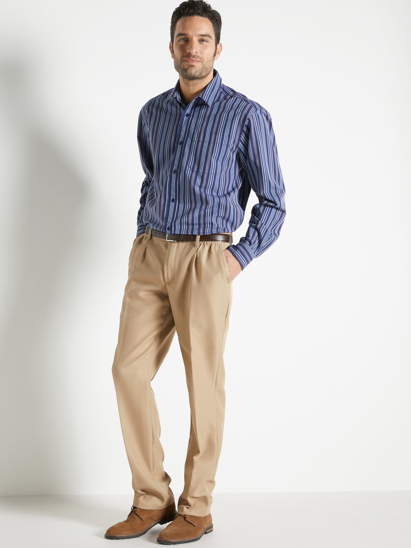 Chemise manches longues pur coton