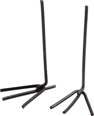Fuglefødder Og Kyllingefødder - H 5 CM - B 2 CM - Sort - 10 Par