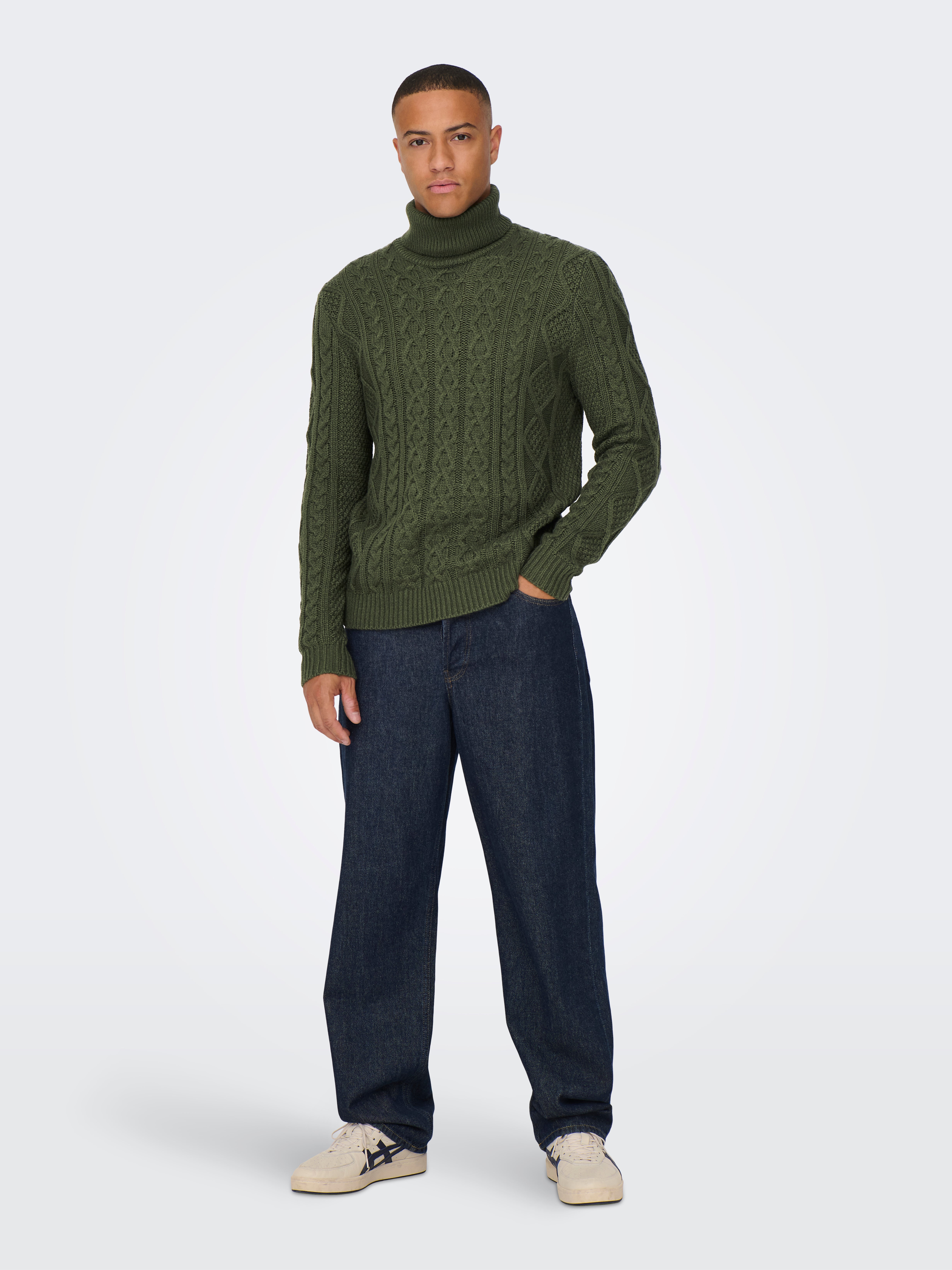 ONSRIGGE Pullover Rifle Green