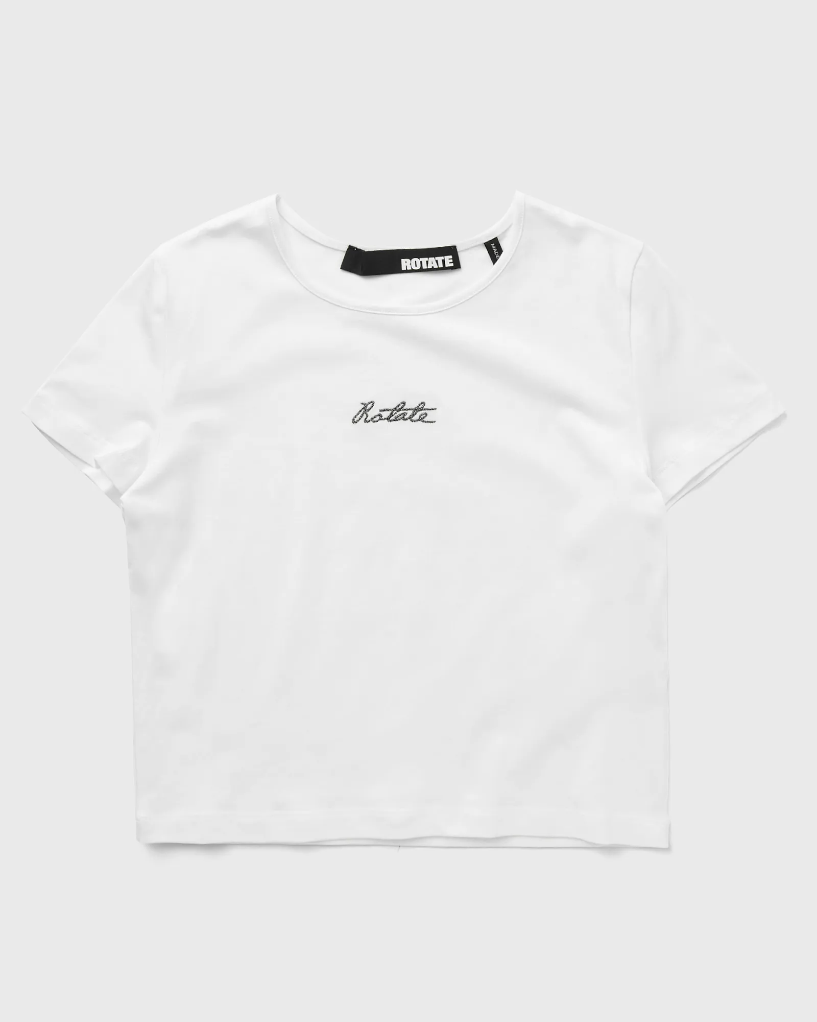 ROTATE Birger Christensen LOGO CROPPED T-SHIRT