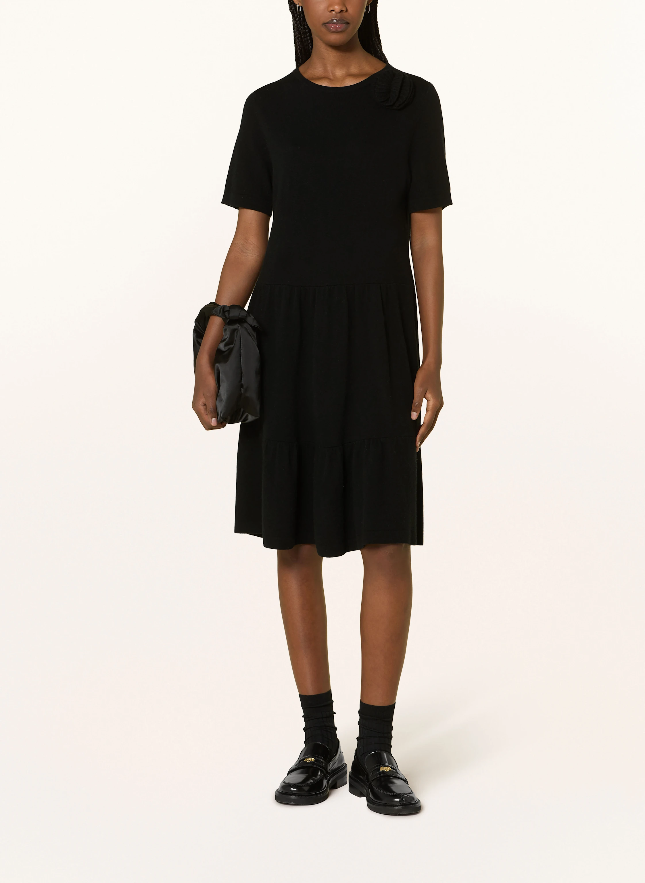 ALLUDE Strickkleid mit Cashmere