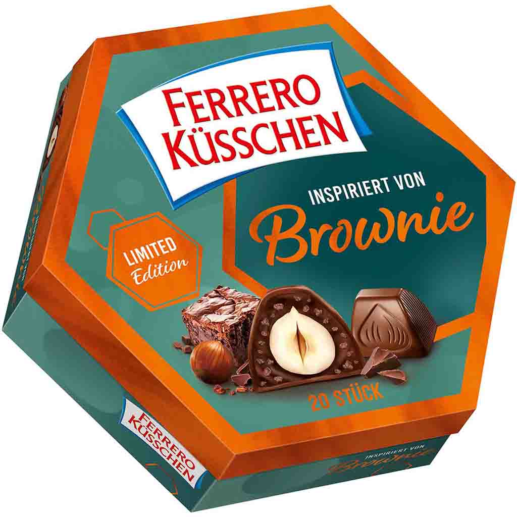 Ferrero Küsschen Brownie 20er 182g MHD:10.3.25