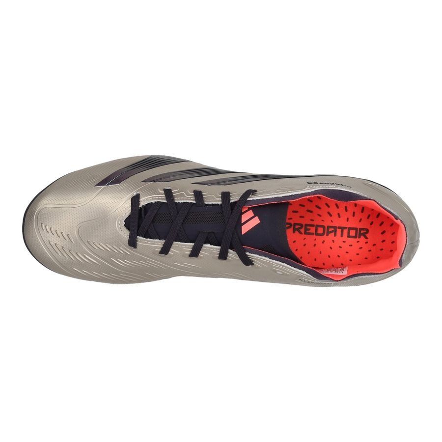 adidas Predator League MG Vivid Horizon - Argenté/Aurora Black/Turbo