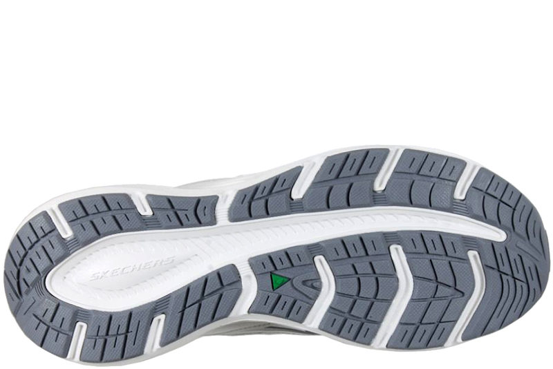 SKECHERS EDGERIDE SILVER ECLIPSE GREY VEGAN SNEAKER