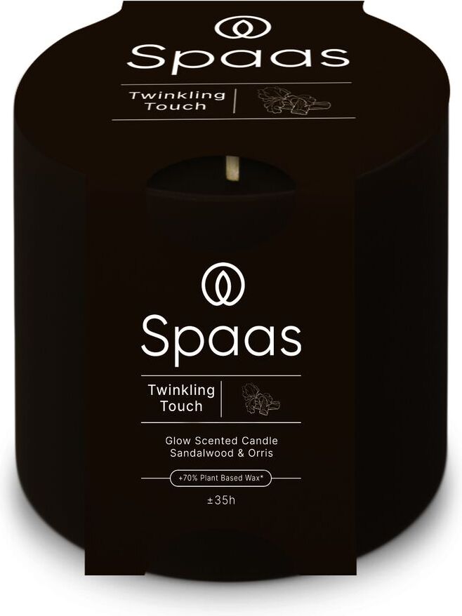 Spaas geurkaars Essential collection Twinkling Touch groen 35 uur D 7 H 7 cm