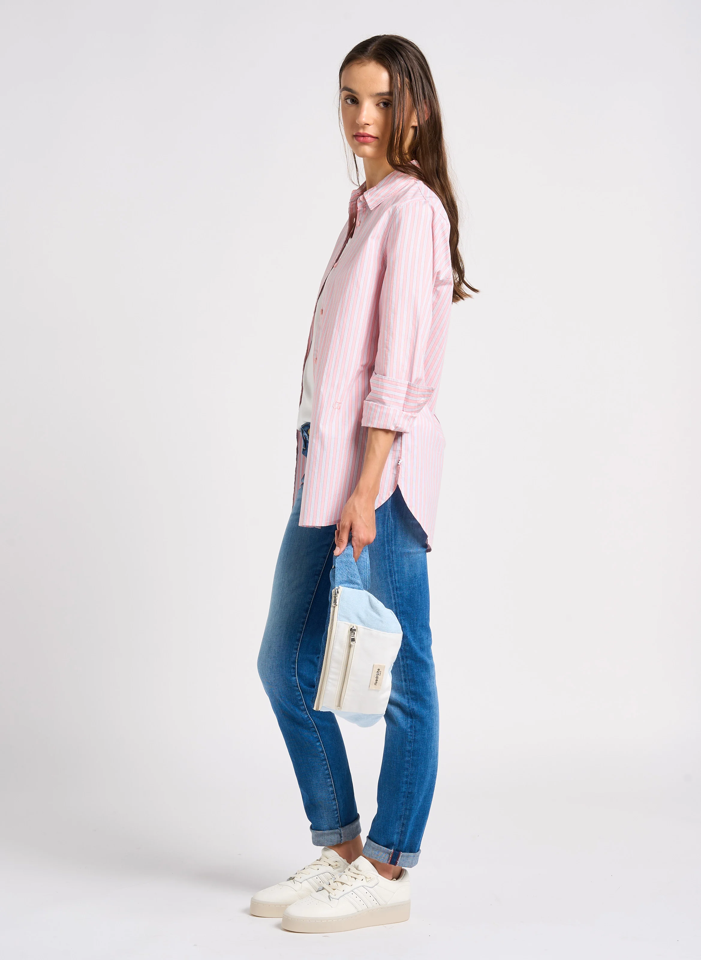 ORSEL - Sac banane en coton recyclé | Multicolore
