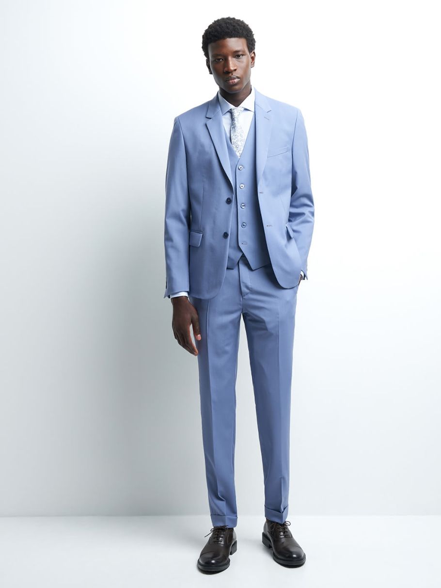 Pantalon coordonnable xslim en laine uni