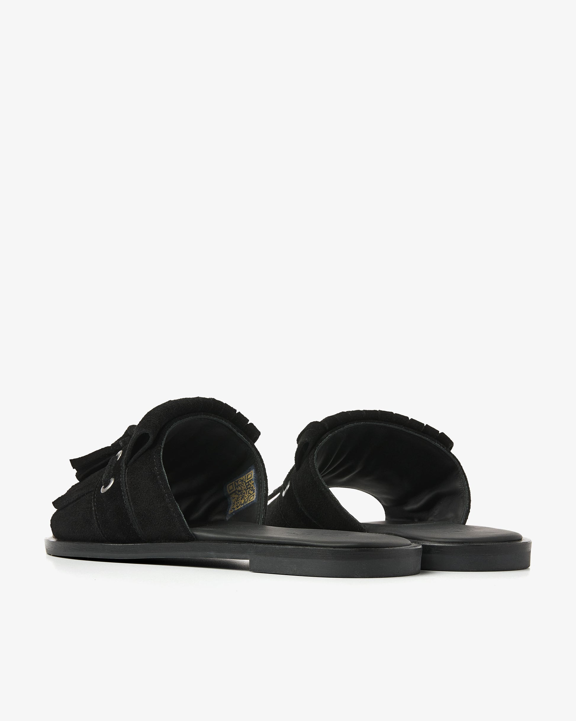 VIA VAI zwarte slippers Vita Eva