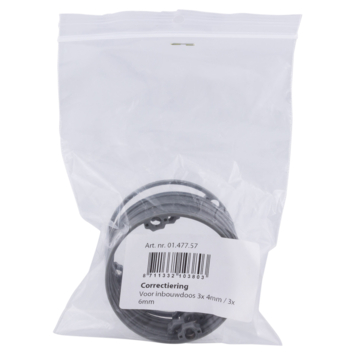 Attema inbouwdoos correctiering 6mm 6 Stuks