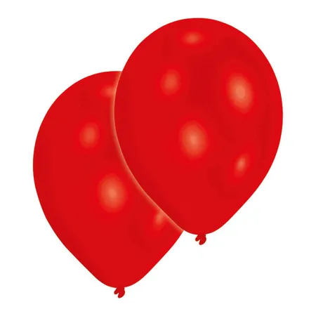 Amscan Latex Luftballons Standard Red 50 Stück
