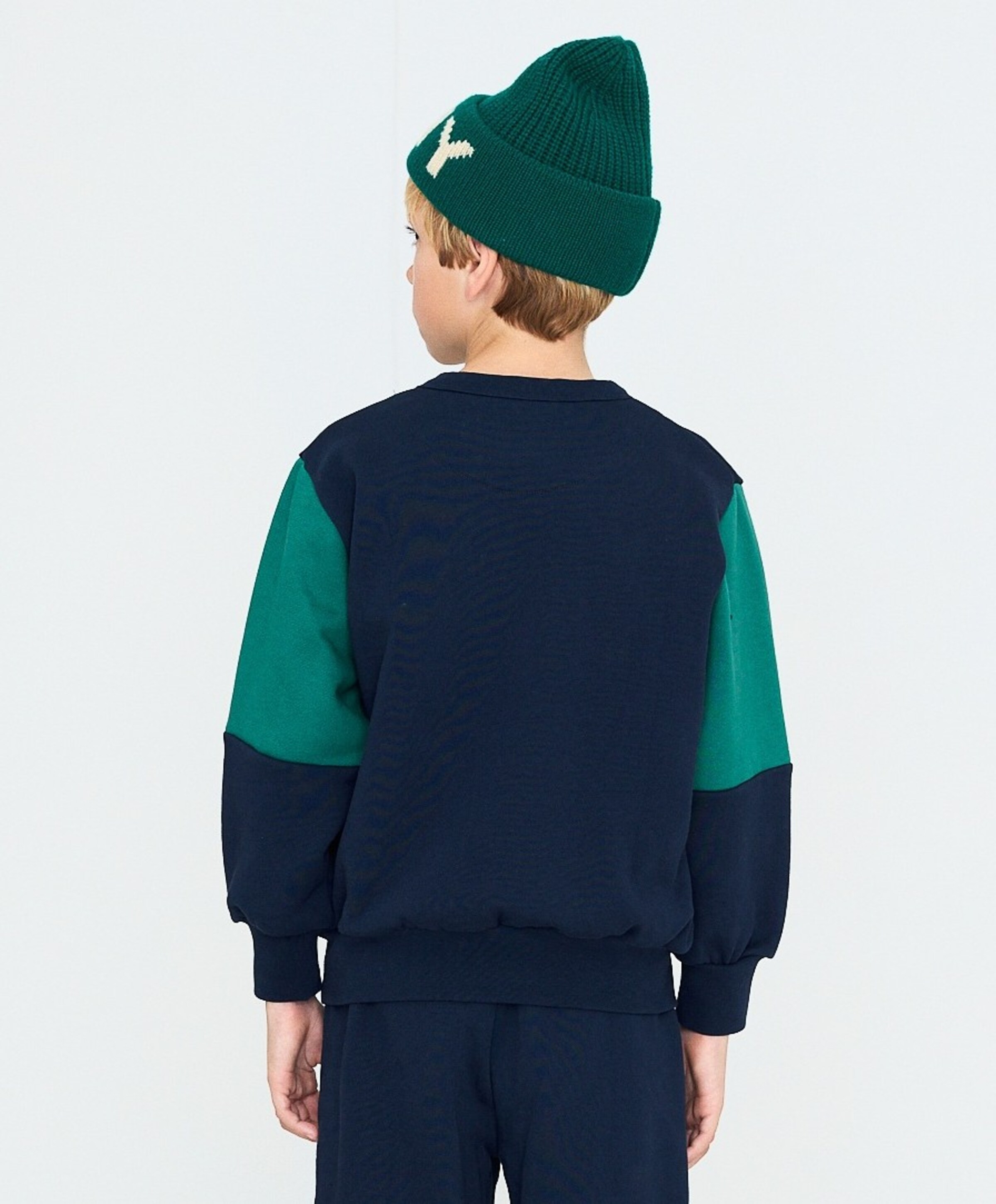 TINYCOTTONS Jongens sweater blauw