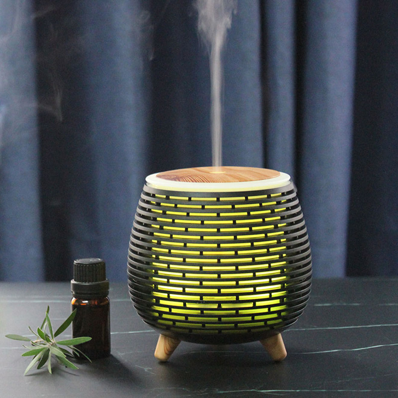 Yoghi Diffuseur d'arôme ultrasonique USB multicolore - 90 ml