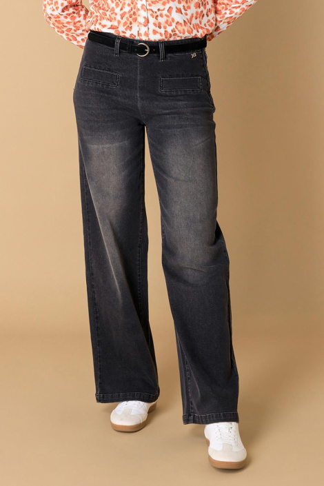 Ivy Beau zwarte dames jeans