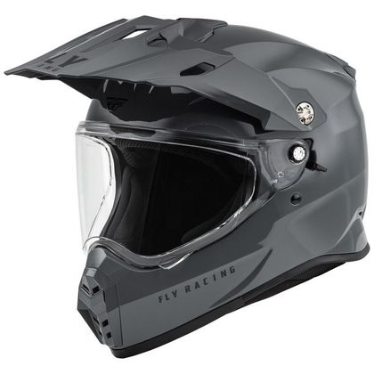 Casque Fly TREKKER SOLID - Gris / Rouge