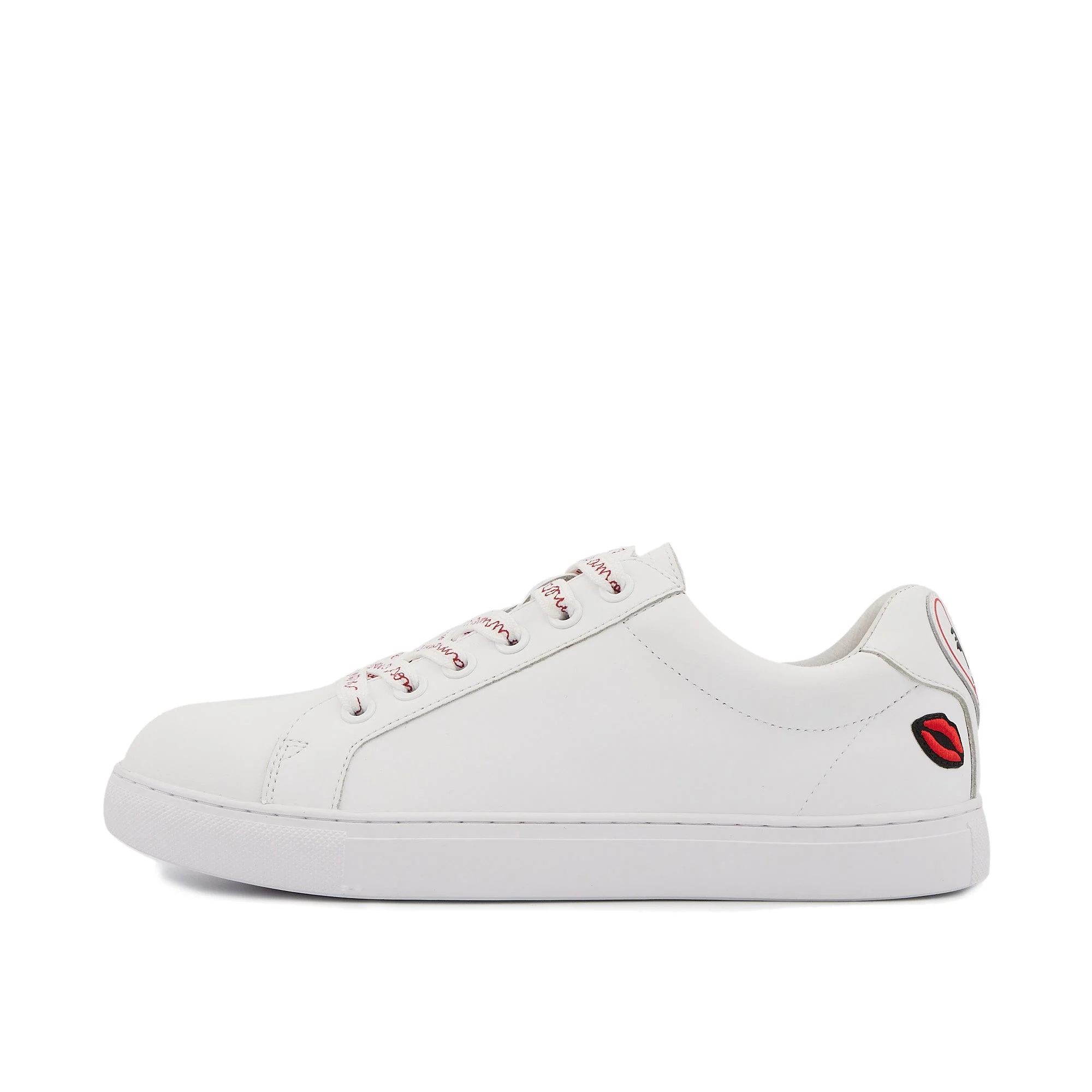 SIMONE NOUS SOMMES AMOUR - Sneakers en cuir | Blanc