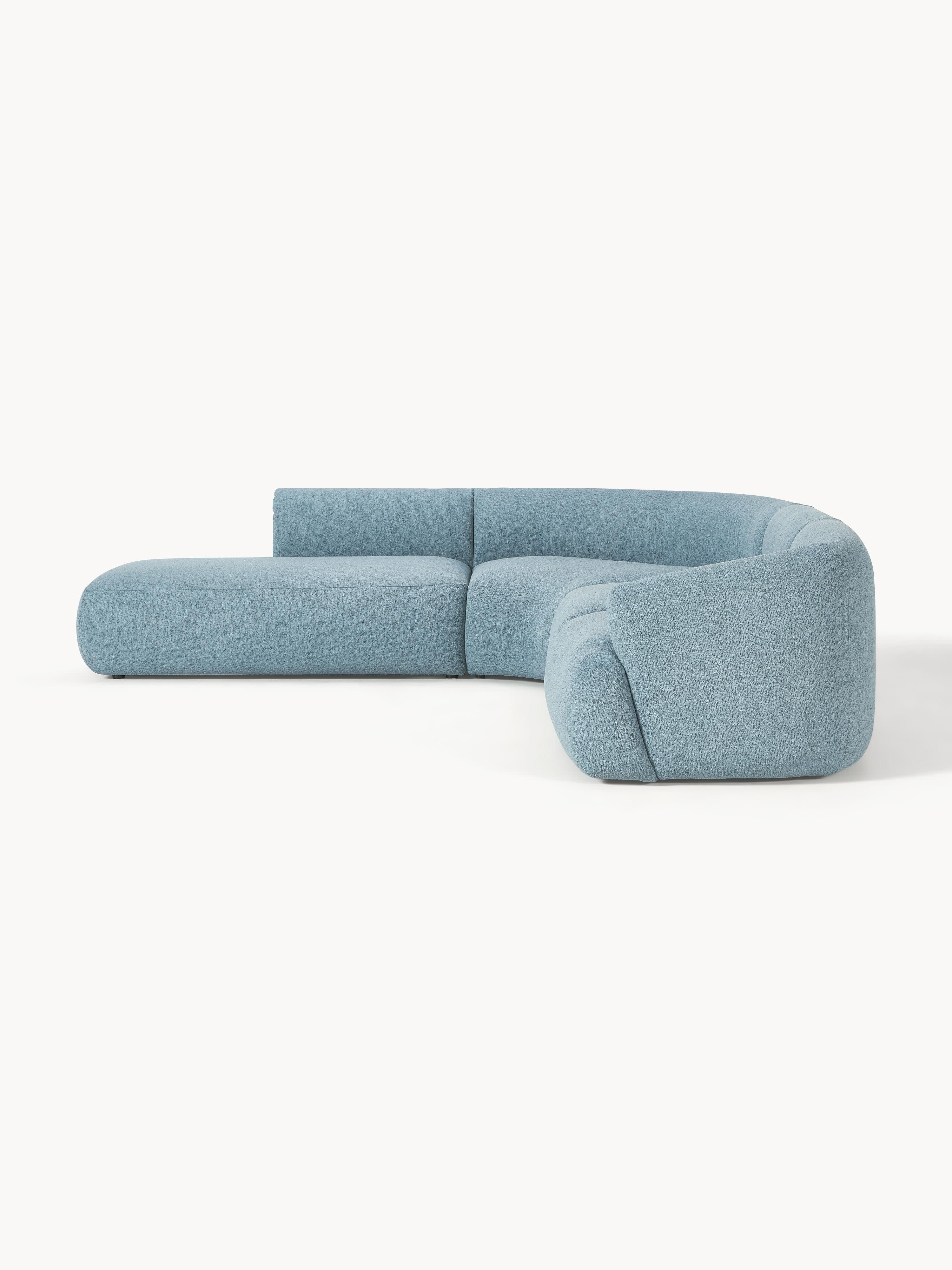 Modulaire bouclé hoekbank Sofia (4-zits)
