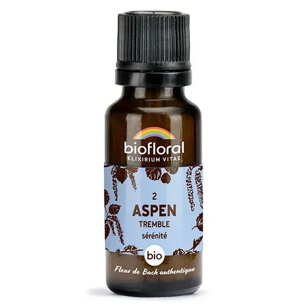 Biofloral 02 Álamo Grânulos de Álamo Remédios Florais de Bach Orgânicos 19,5g