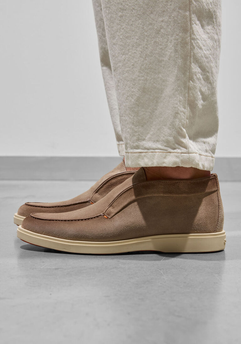 beige santoni hoge sneakers digits