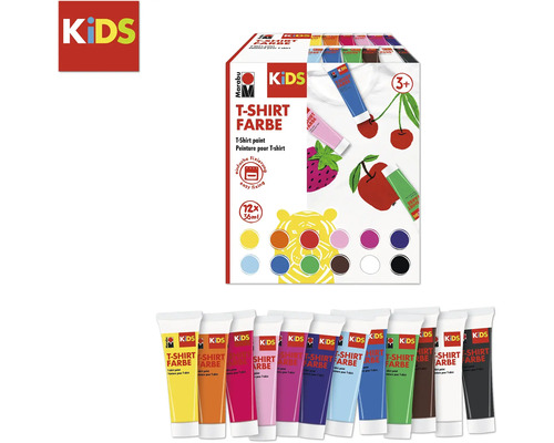 Marabu Kinder T-shirt Diverse Kleuren 12x36 ml