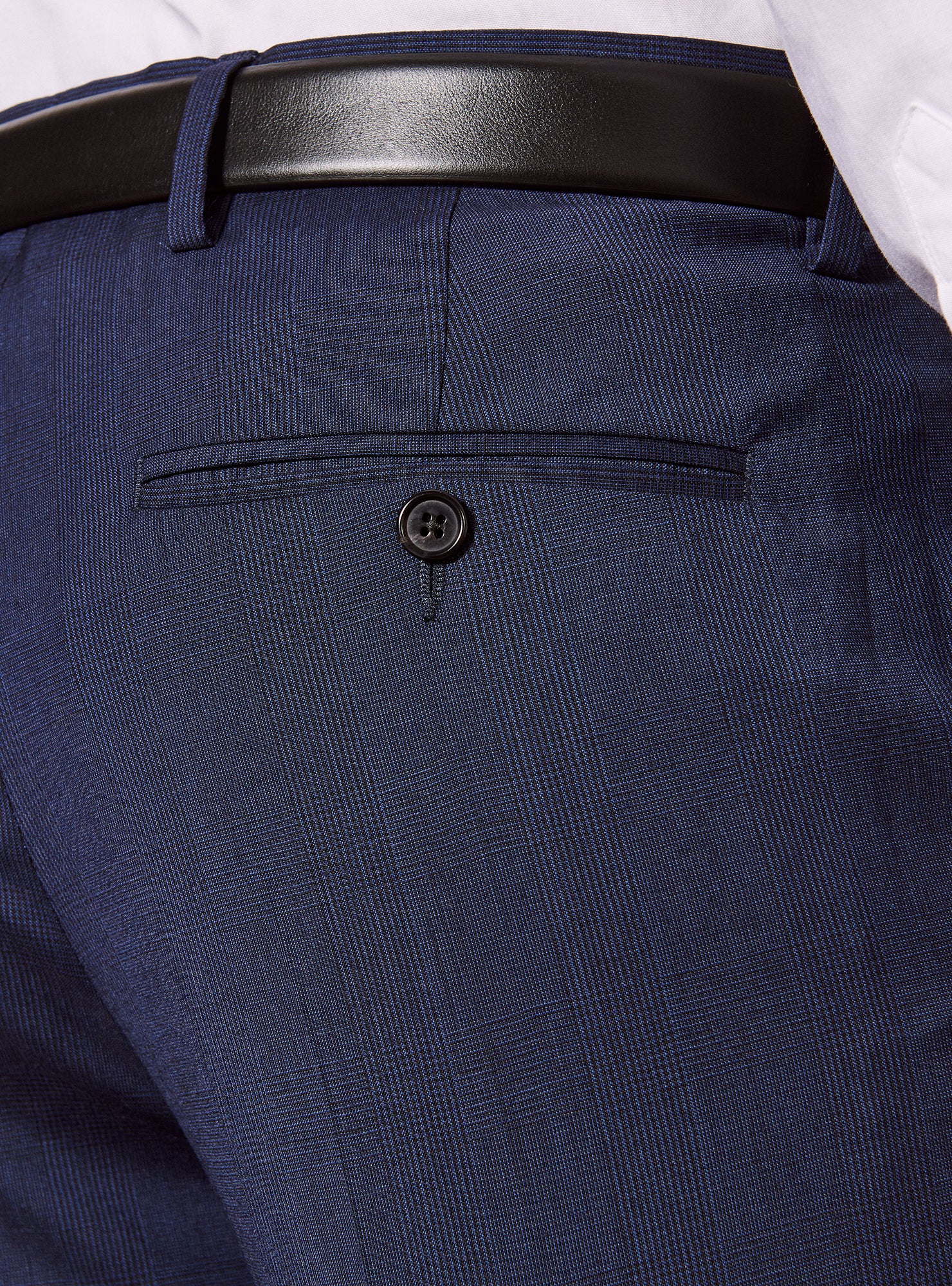 Pantalon de Costume en laine Gekko Navy