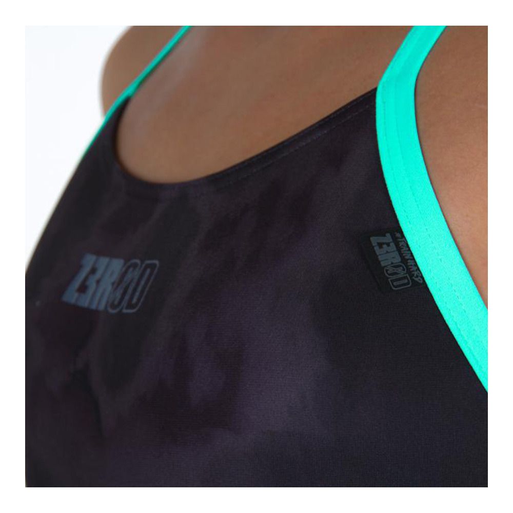 Z3rod 1P - Maillot de bain 1 pièce Femme dark shadows tie & dye