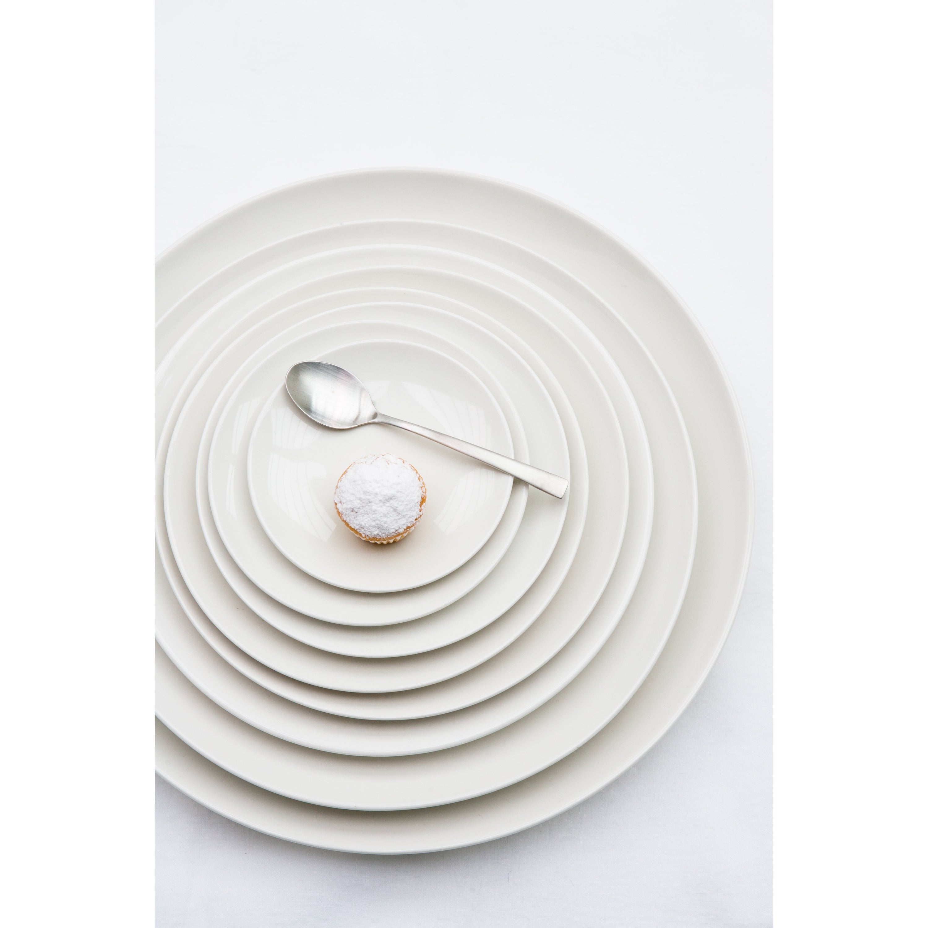 vtwonen Dinerborden - Serviesset - Wit - Bordenset van 6 - 25.5cm
