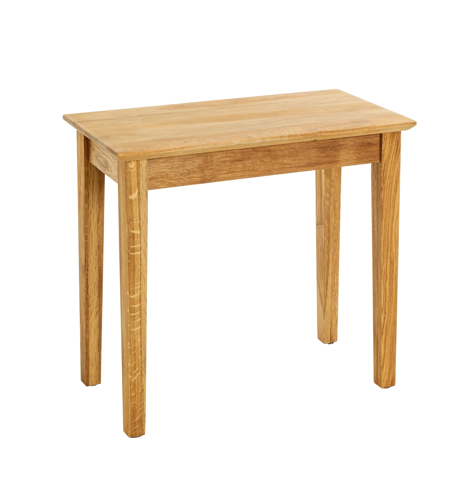 Beistelltisch 56 x 52 cm Eiche massiv braun