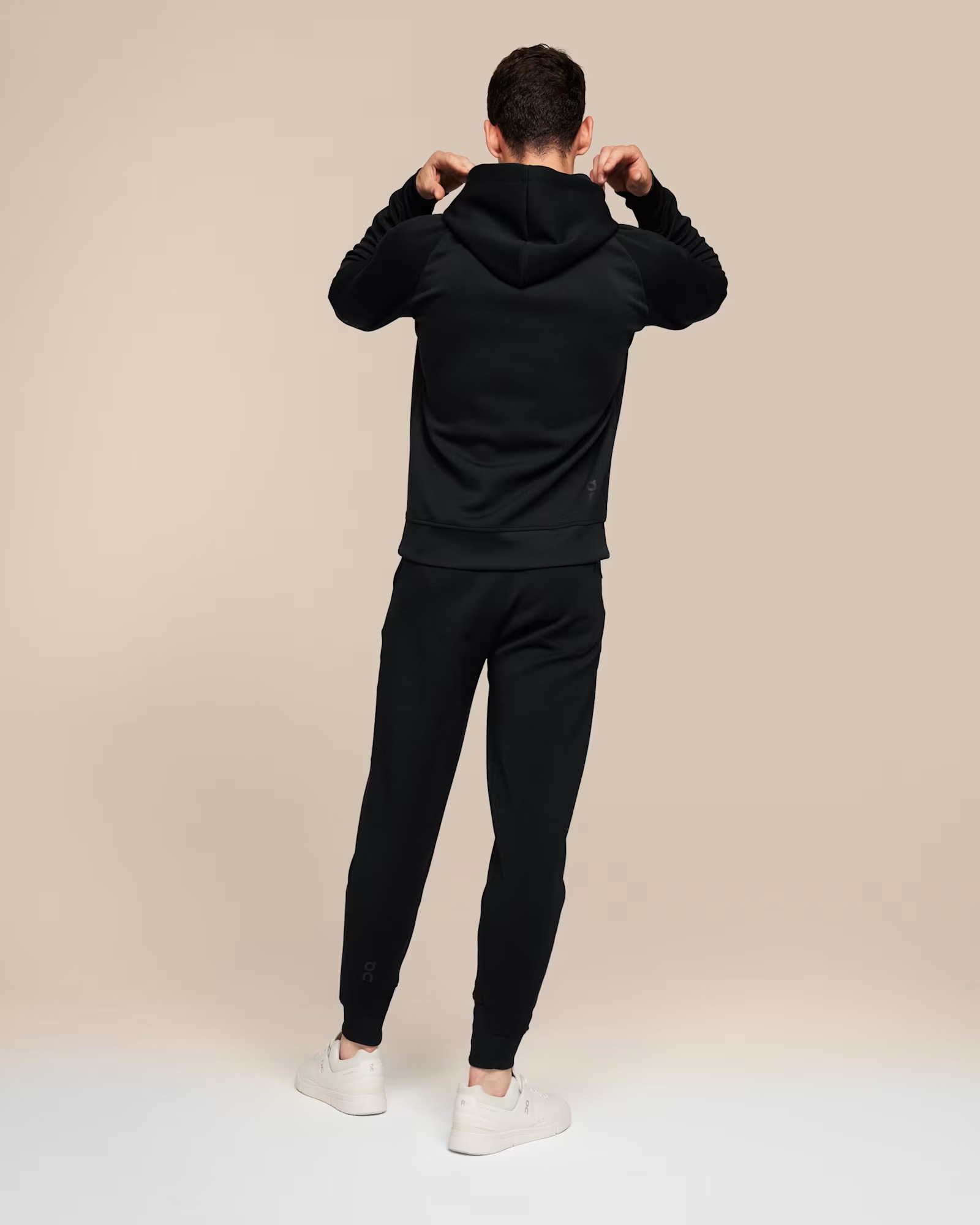 Hoodie Herre Black