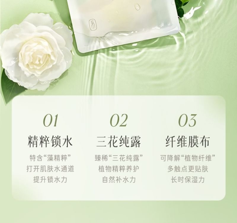 ZHUBEN - Hydraterend aroma sheetmasker - 1 stuk