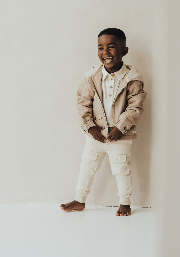 BAJE STUDIO zand baje studio joggingbroek french terry pants