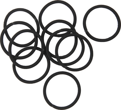 Hårelastikker - Sort - Ø 45 MM - 10 Stk