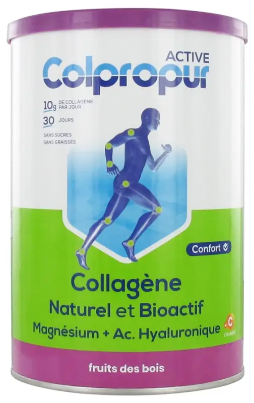 Active Collagène Naturel et Bioactif - Goût : Fruits des Bois - 330g