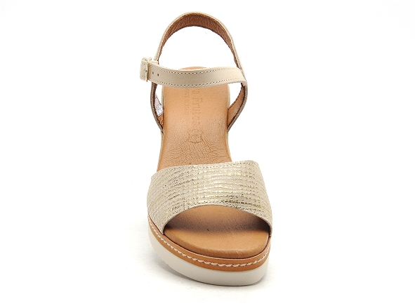 Eva frutos nu pieds talons femme 569 beige