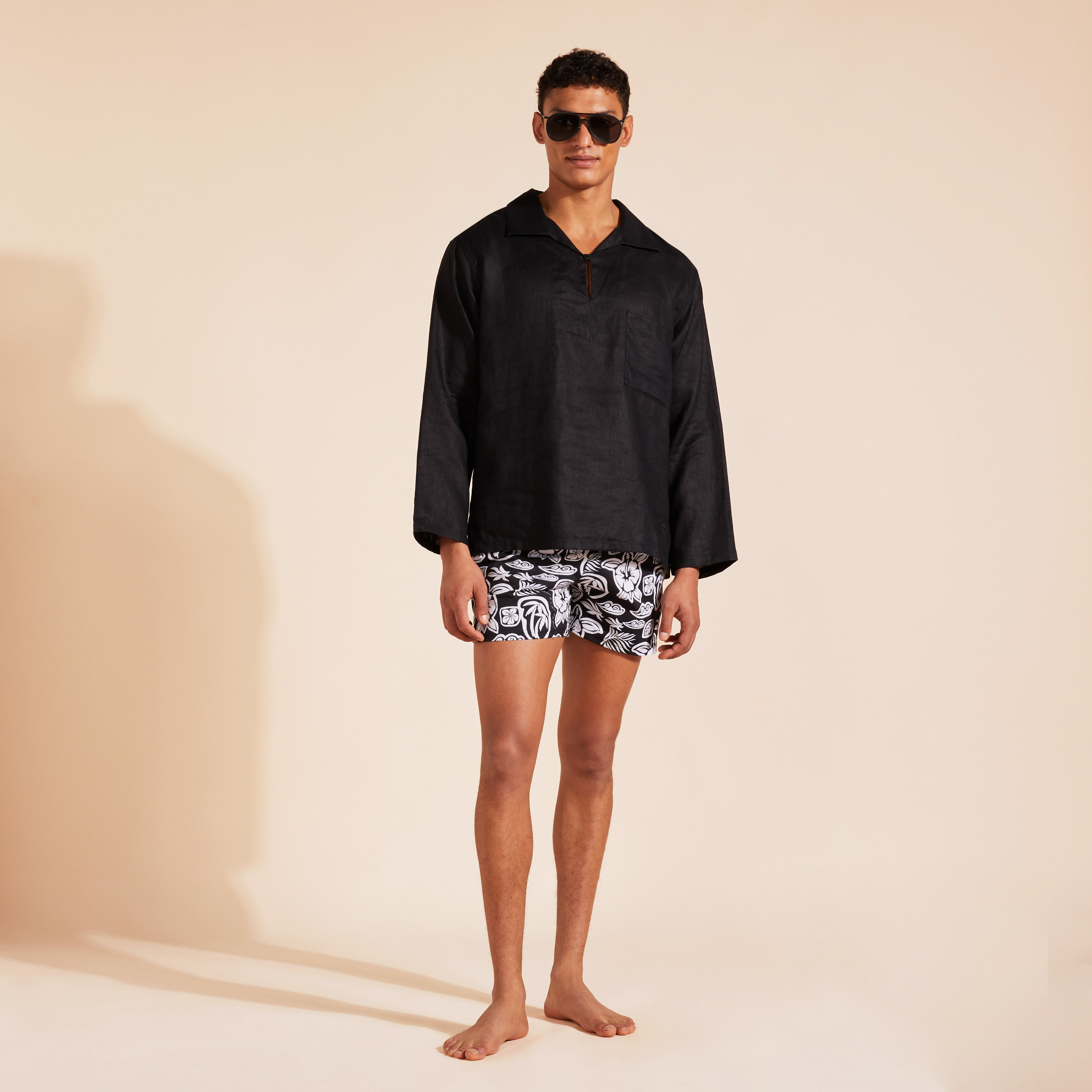 Maillot de Bain Court Stretch Homme Tahiti Turtles