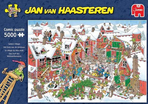 Jan van Haasteren - Het Dorp van de Kerstman - Legpuzzel - 5000 Stukjes
